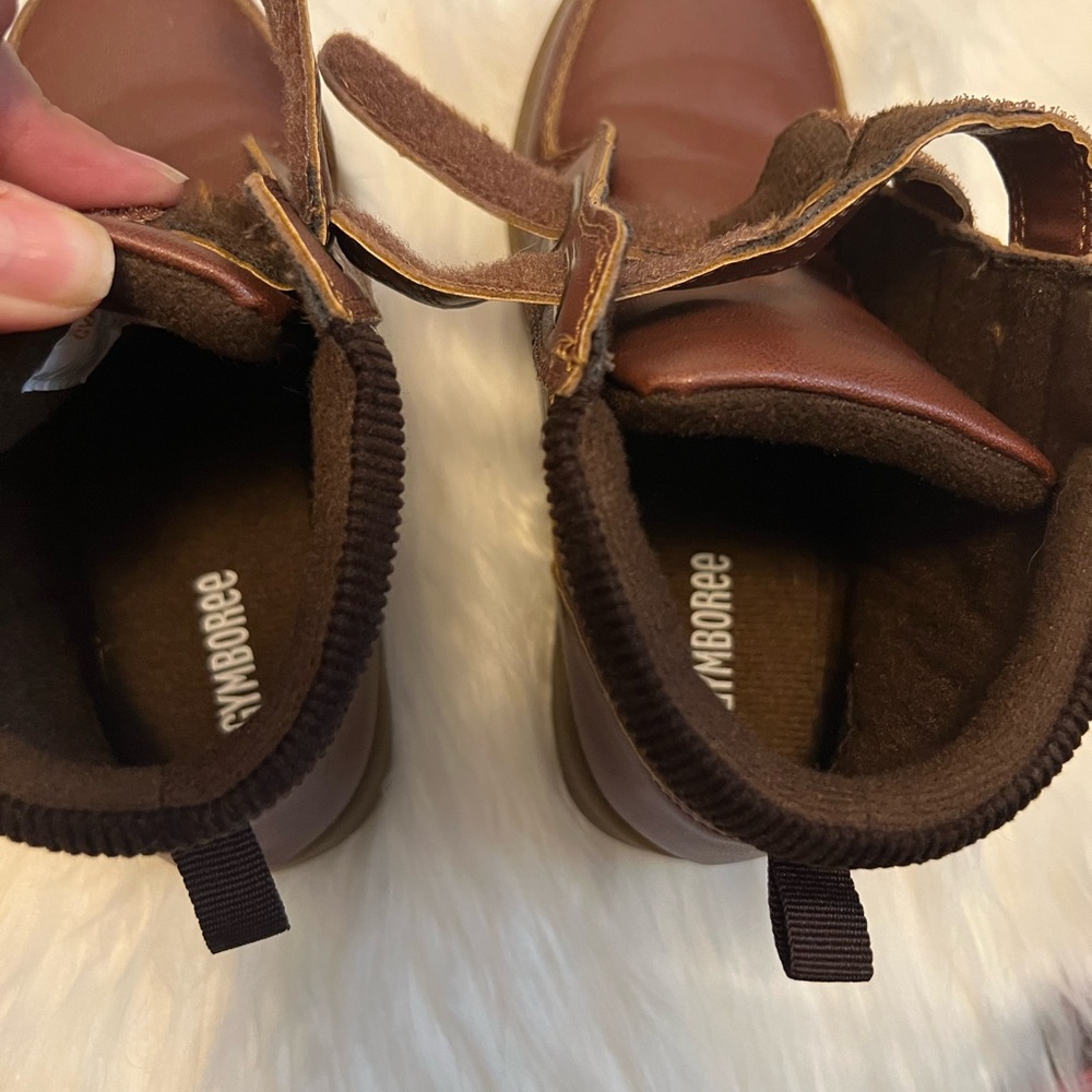 Gymboree Fall Winter Corduroy Cuff Brown Boy Boots RN59284 Size 13 - Picture 6 of 6
